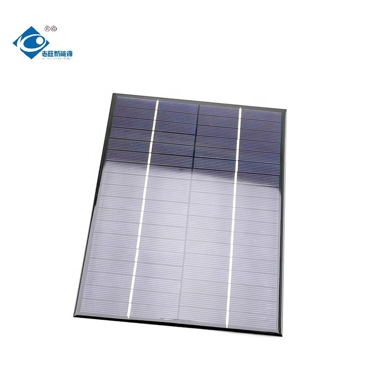 5W Mini Epoxy Resin Solar Panel ZW-210156-P Portable Solar Panel Charger 18V Lightweight Solar Panels Charger
