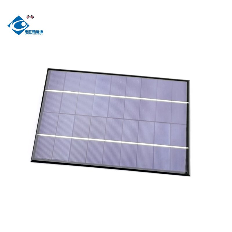 5W Mini Epoxy Resin Solar Panel ZW-210156-P Portable Solar Panel Charger 18V Lightweight Solar Panels Charger