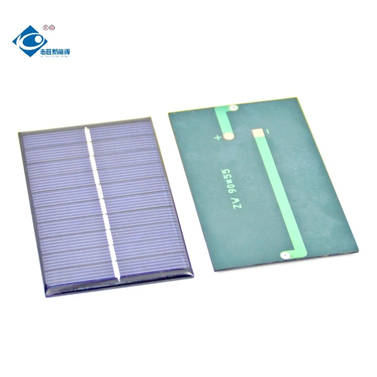 5V Epoxy Sealed Solar Panel 0.79W Mini Portable Solar Panel Charger ZW-9055-5V Waterproof Lightweight Silicon Solar Panel