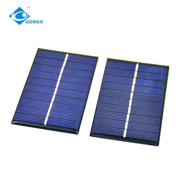 5V Epoxy Sealed Solar Panel 0.79W Mini Portable Solar Panel Charger ZW-9055-5V Waterproof Lightweight Silicon Solar Panel