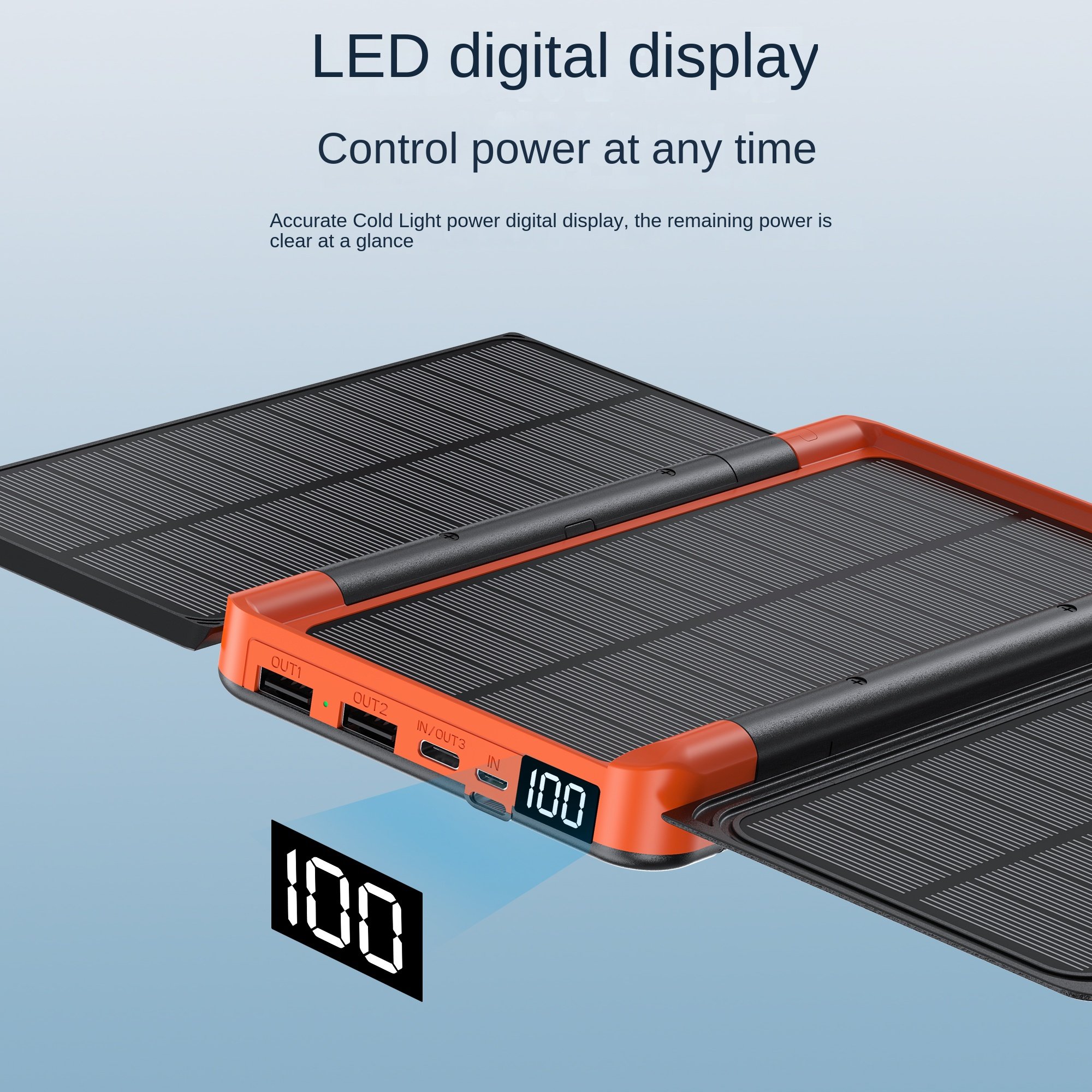 Waterproof 20000mah Solar Powerbanks Phone Charger Portable 10000mah Solar Power Bank Paper Box Multifunction High Quality New