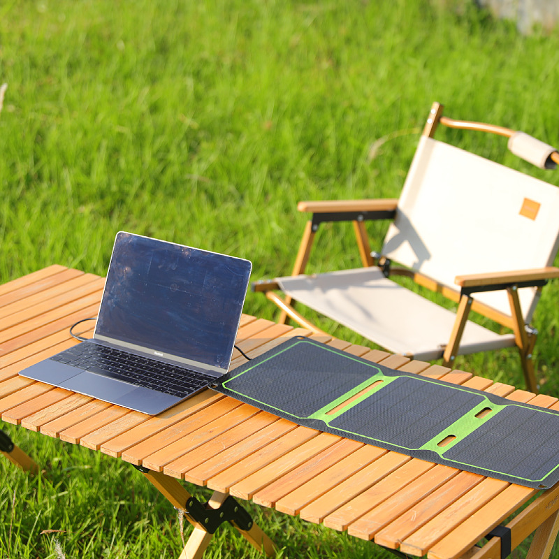 High Efficiency Mini Solar Panel 21W Outdoor Camping Waterproof Foldable Solar Panel Charger