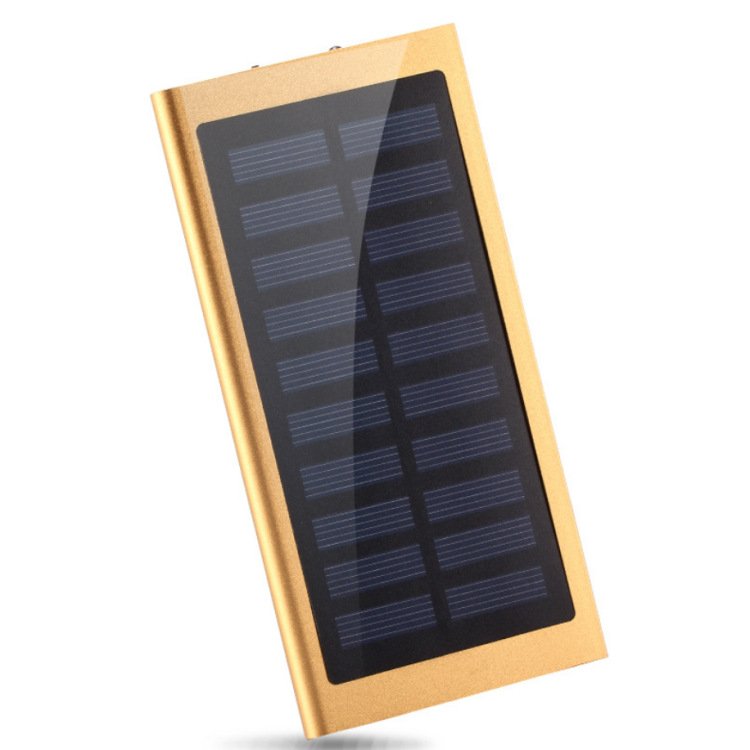 Hot Selling Portable 20000mAh Ultra Slim Mobile Phone Power Bank Solar Charger Dual USB Fast Charging Li-Polymer Wireless