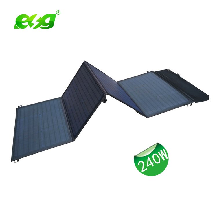 ESG Folding 12W mobile phone chargers dual USB tablet charger cell phone powerbanks backpacks solar panel