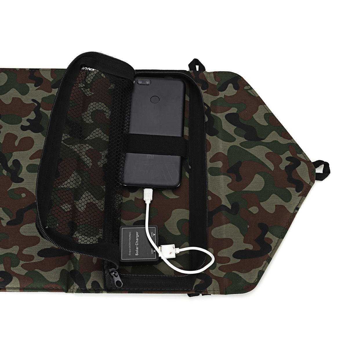 ESG Folding 12W mobile phone chargers dual USB tablet charger cell phone powerbanks backpacks solar panel