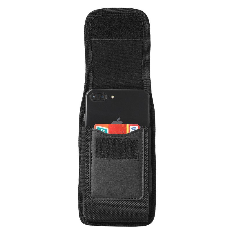 Holder Belt Phone Cases Cover with Loop Clip Pouch Waist Case Phone Bag Durable Water-proof Nylon Black for Iphone for Samsung