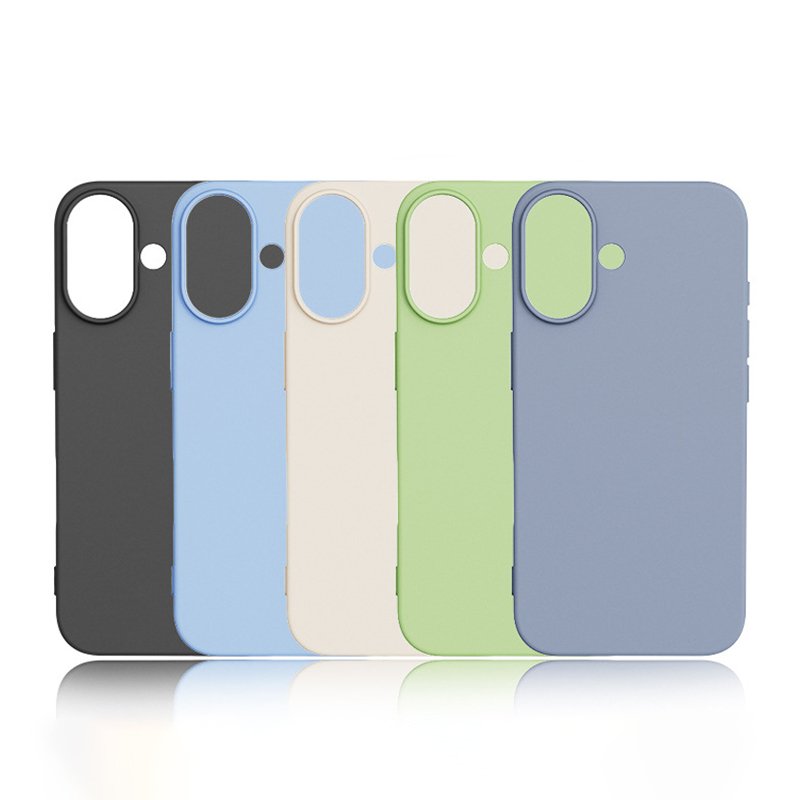 For iPhone 16 Case New Custom Logo Microfiber Lining TPU Silicone Mobile Phone Case Cover For iPhone 16 15 Pro Max Plus