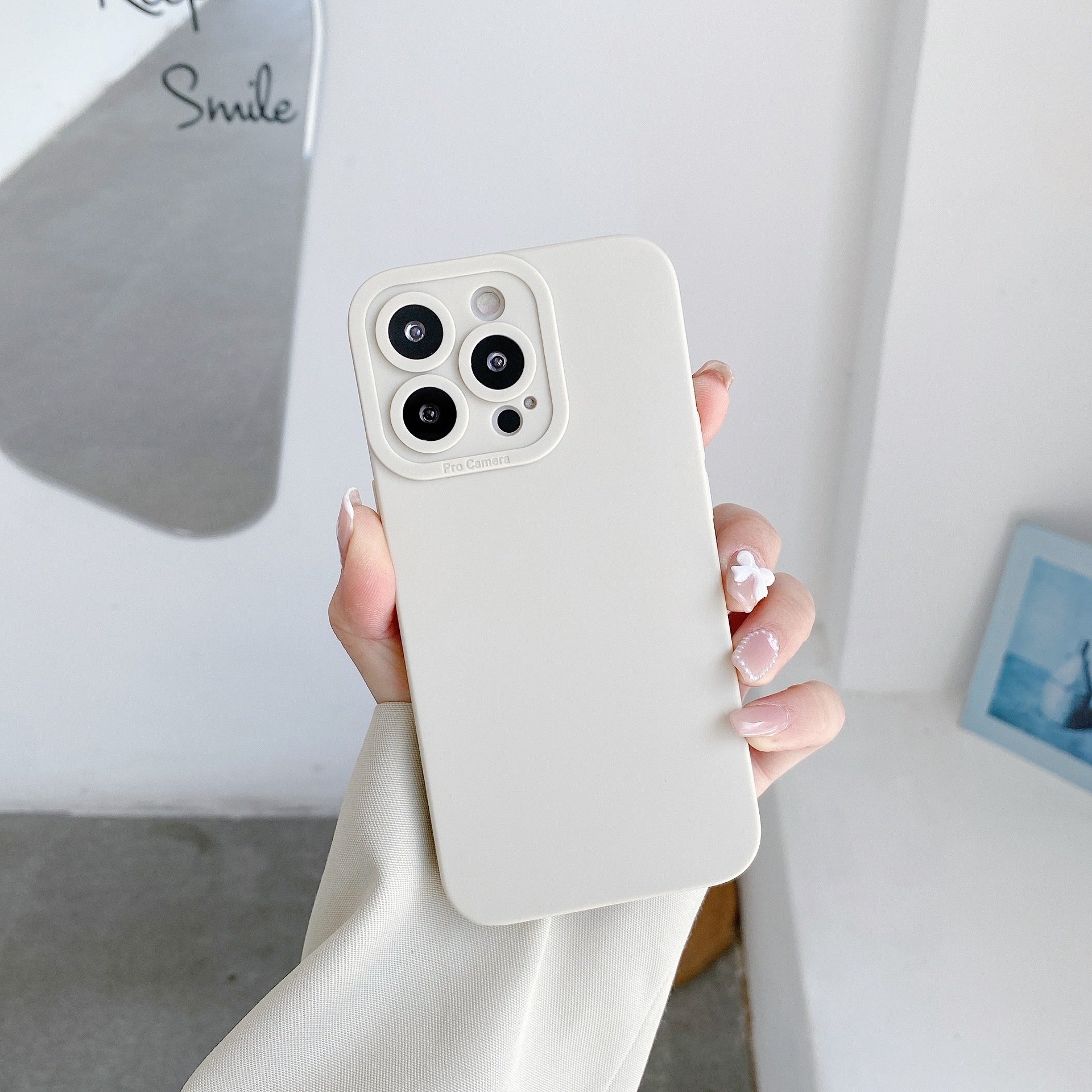 TPU Pure Color Shockproof Phone Back Cover Case For Oppo Reno8 Pro