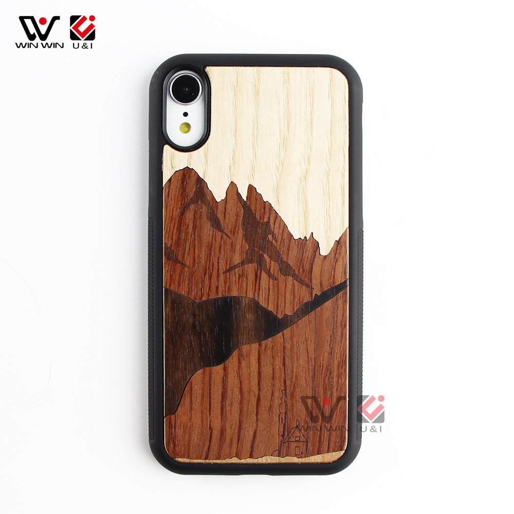 2024 New Arrivals Hot Sales Mix Wood Mobile Phone Case For iPhone 6/7/8/ 12 XR XS