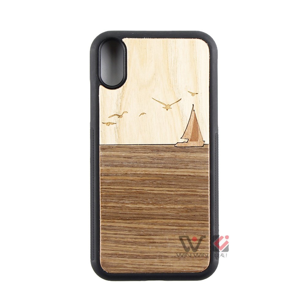 2024 New Arrivals Hot Sales Mix Wood Mobile Phone Case For iPhone 6/7/8/ 12 XR XS