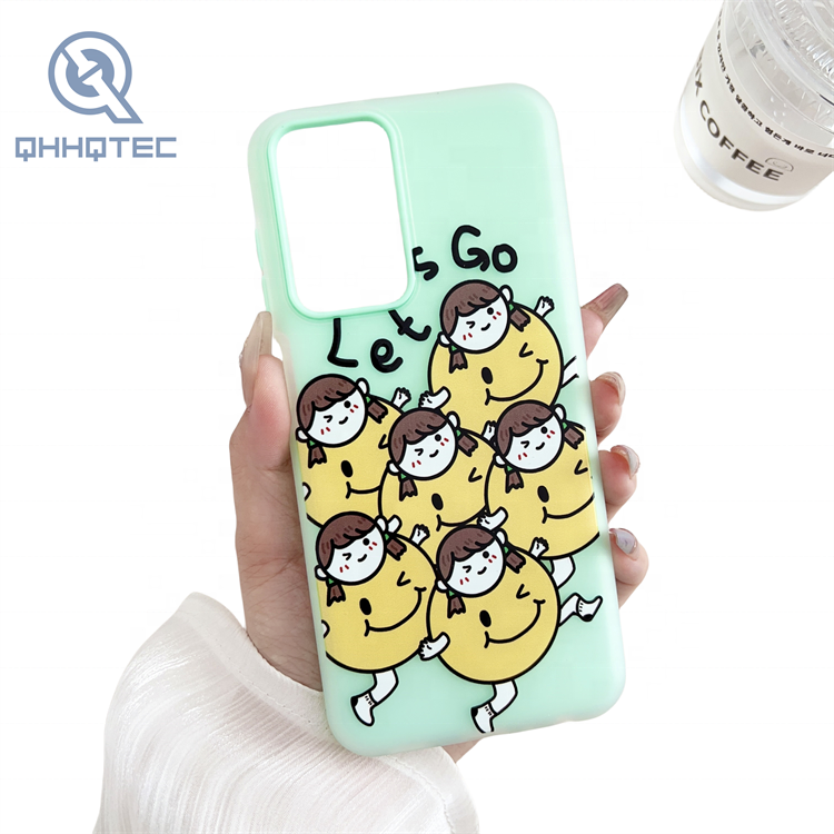 Color transparent cell phone case for Samsung