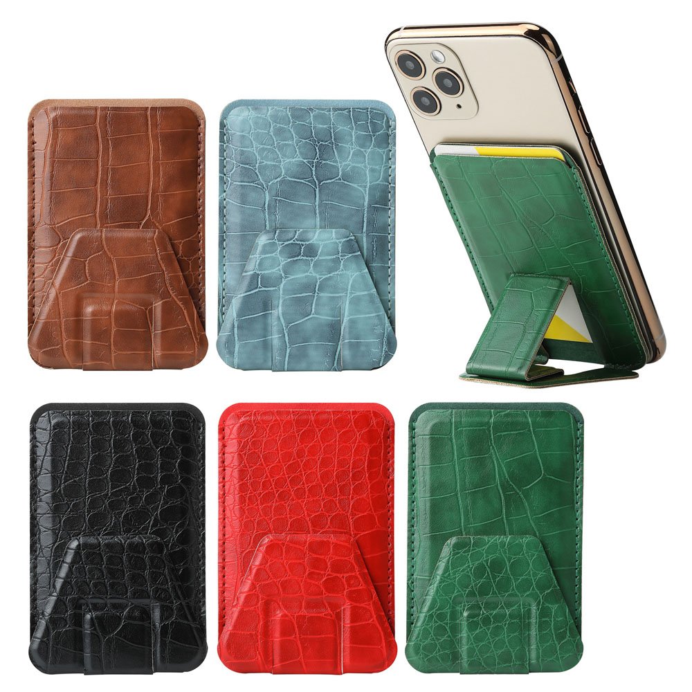 Top Selling Magnetic PU Leather Phone Card Stand Holder Wallet for Mobile Phone Cases