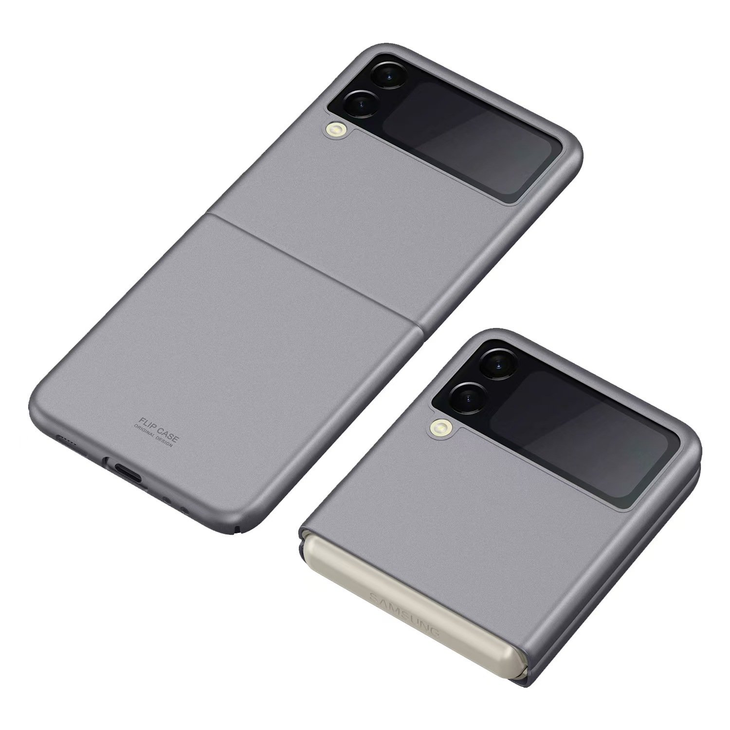 PC Shockproof Folding Phone Case Anti-drop and anti-fingerprint ultra-thin mobile phone case for Galaxy Z Flip3