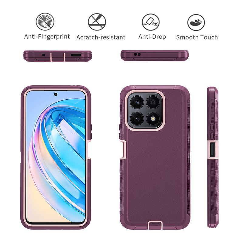 Phone Case Accessories 3 in 1 Defender Mobile Cover Phone Case For Honor X8A Magic 5 Lite With clip