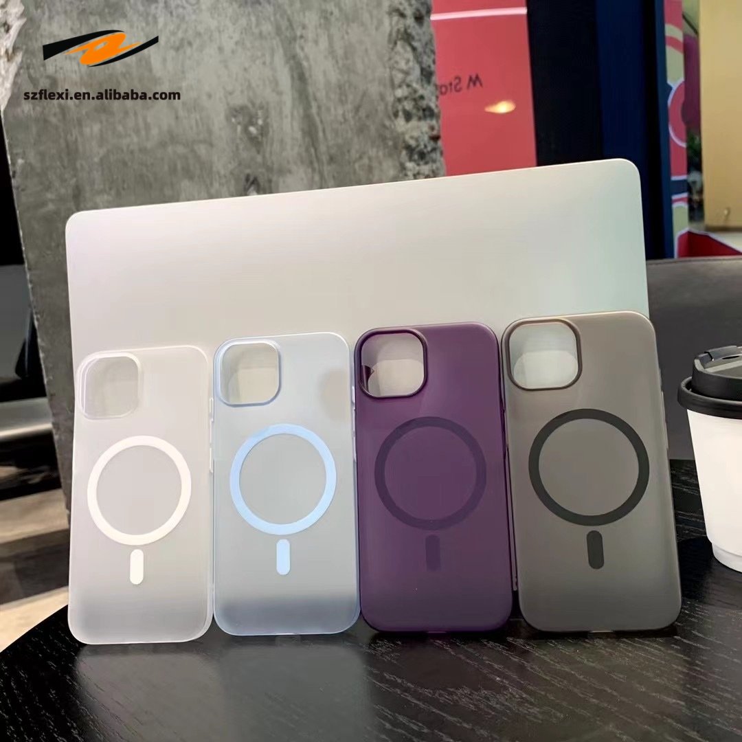 Ultra Thin Matte Magnetic Wireless Charge Clear Case For iPhone 13 12 11 Pro Max 16 15 14 Plus Hard PC Cover