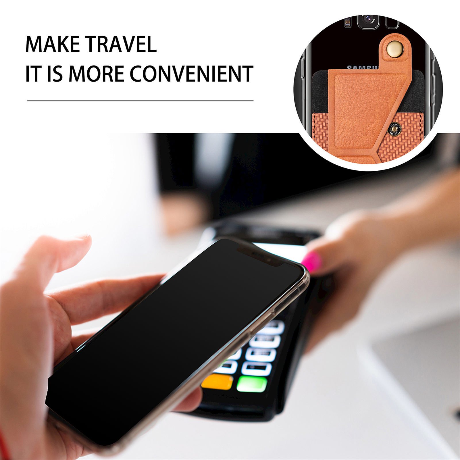 Magnetic For iPhone Wallet with adjustable Stand Magnetic Wallet for iPhone 15/14/13 Series Card Holder Magnetic Accessories