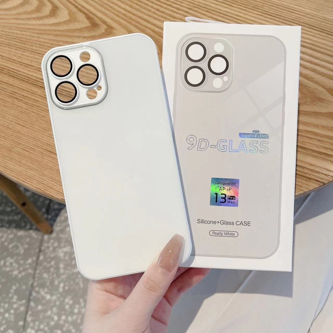 Antiman 2023 Liquid silica gel glass mobile phone cases Camera Protective mobile phone case For IPhone14 12 Promax with boxes
