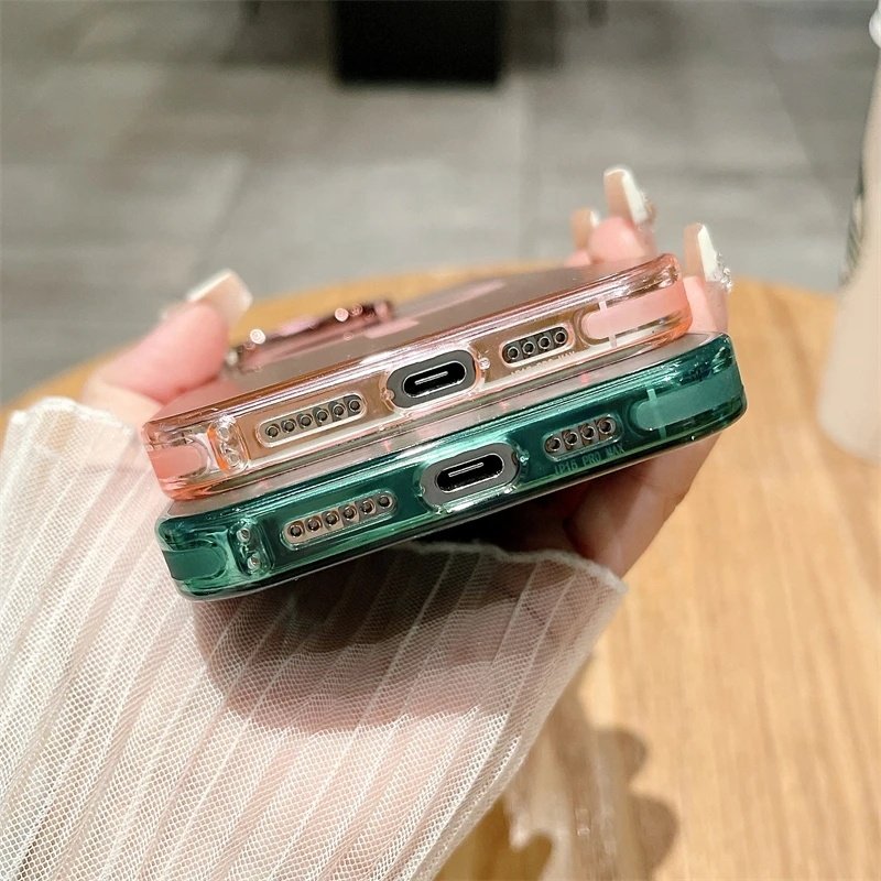 In Stock Wireless Charging IMD Electroplated Shockproof Magnetic Mobile Phone Case For iPhone 15 14 Pro Max 13 12 Pro Cover