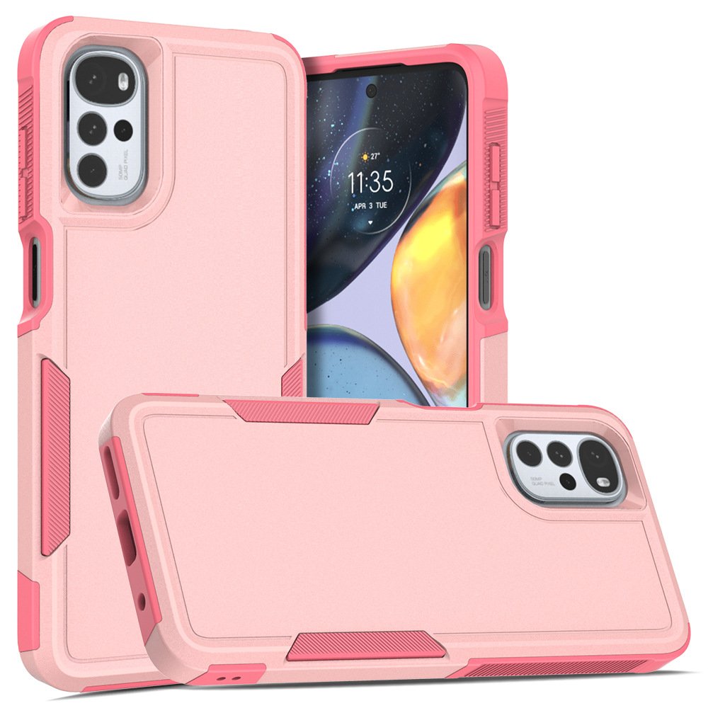 Shockproof Anti scratch Protective Case PC+TPU 2 in 1 Mobile Phone Case for Motorola Moto G31 G41 G52 G82 G22 E32 E20 E30 E40