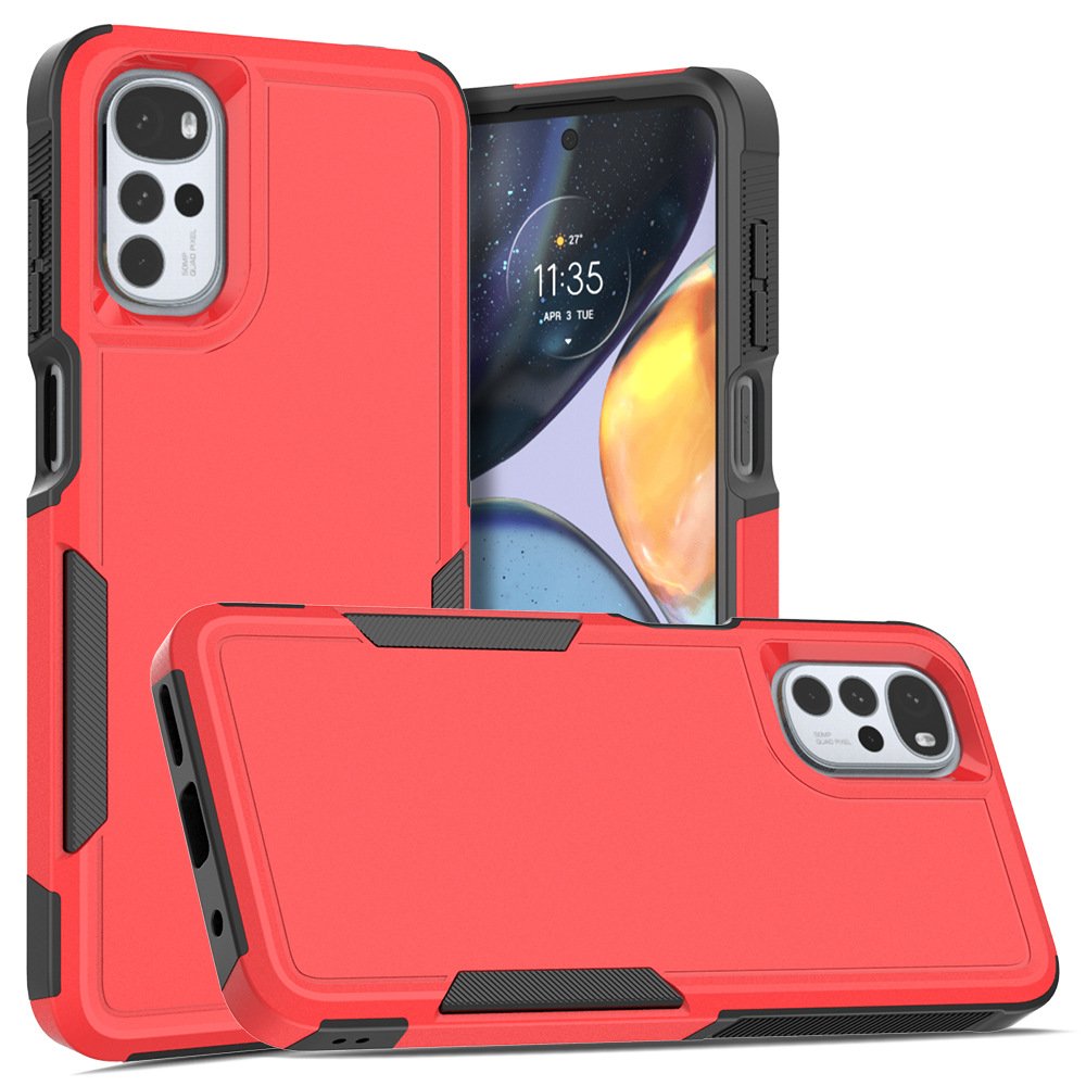 Shockproof Anti scratch Protective Case PC+TPU 2 in 1 Mobile Phone Case for Motorola Moto G31 G41 G52 G82 G22 E32 E20 E30 E40