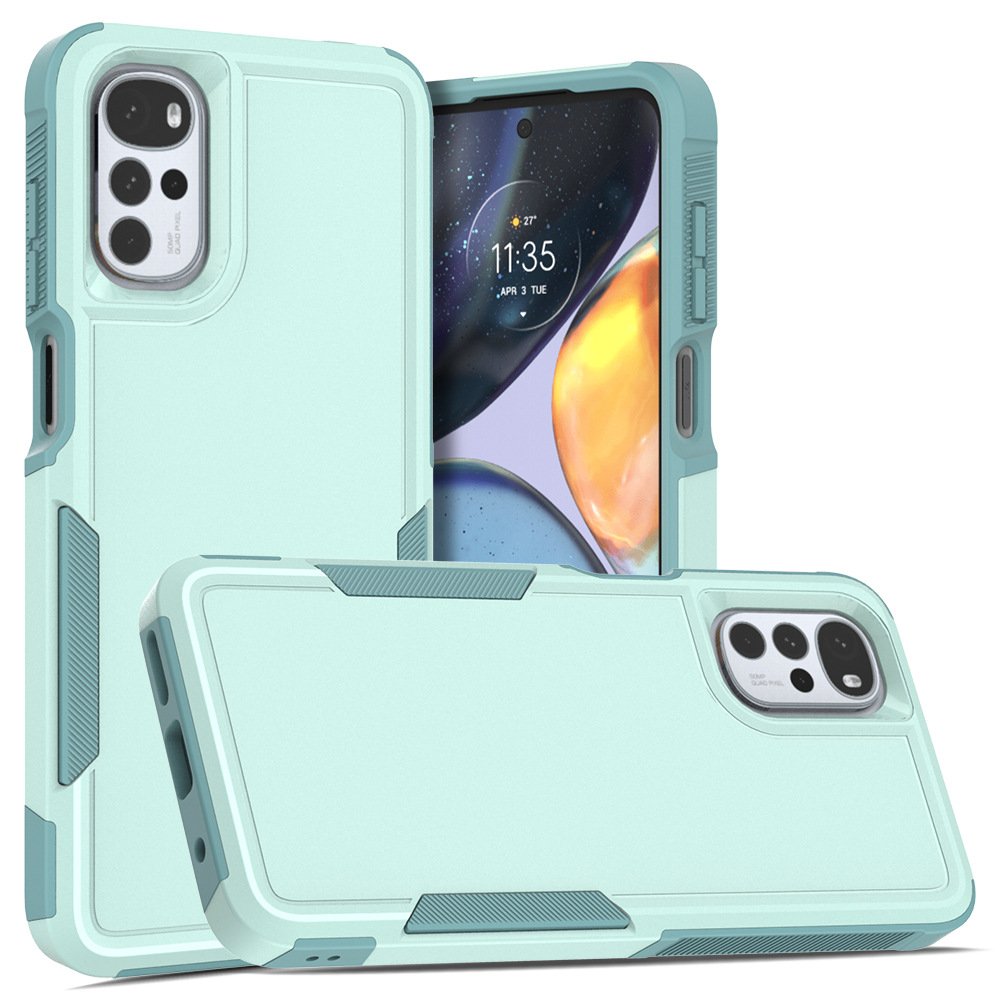 Shockproof Anti scratch Protective Case PC+TPU 2 in 1 Mobile Phone Case for Motorola Moto G31 G41 G52 G82 G22 E32 E20 E30 E40