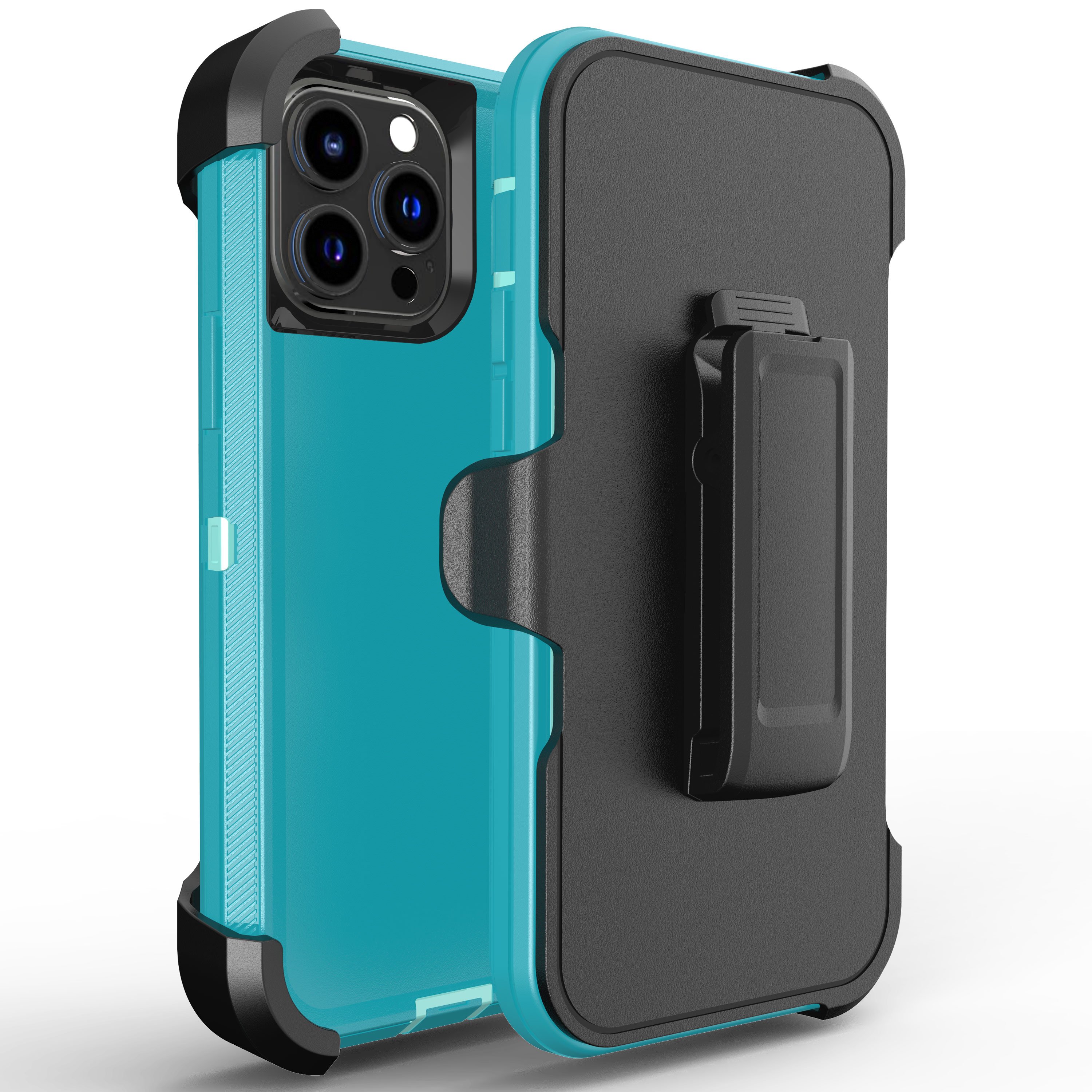 3 in 1 Protection TPU+PC Phone Case Hero Cover With Kickstand iPhone Case For iPhone 16 Pro max