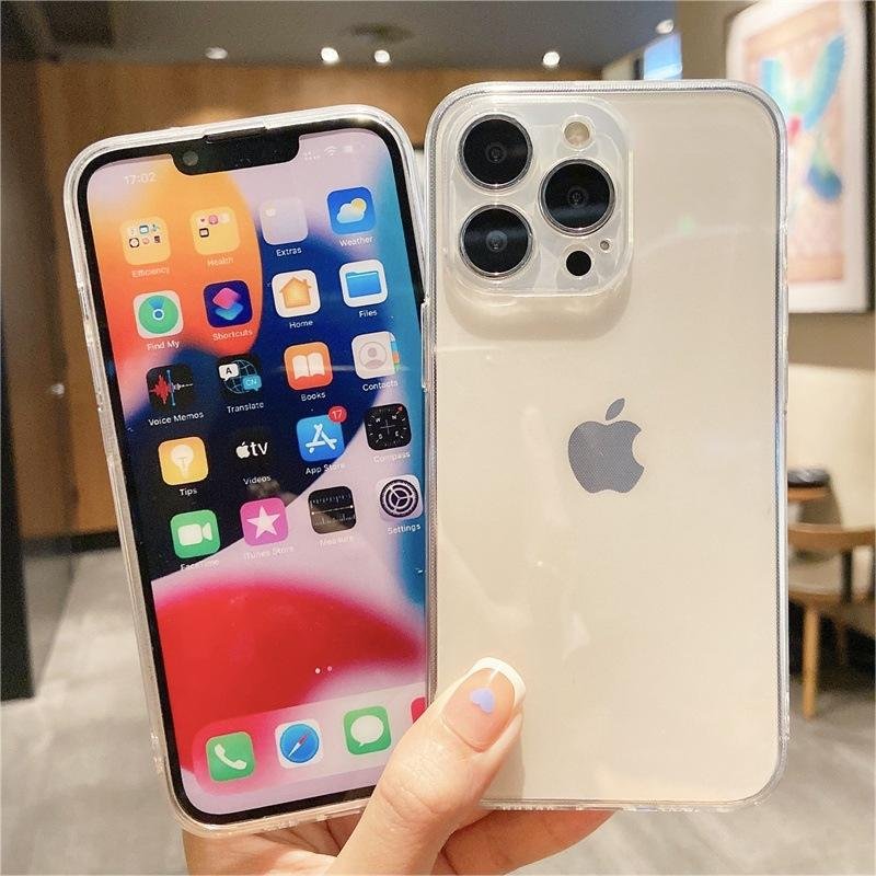 Transparent TPU Phone Case Cover Shockproof iPhone Case For iPhone 11 12 13 14 Pro Max