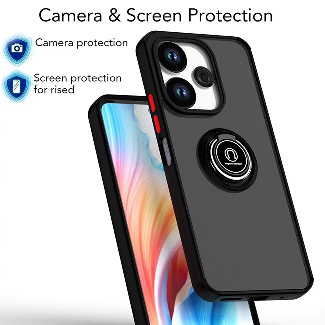 Guangzhou Mobile Phone Cover Manufacturer Accept Customized Wholesale Acrylic+PC Luxury Magnetic Phone Case
