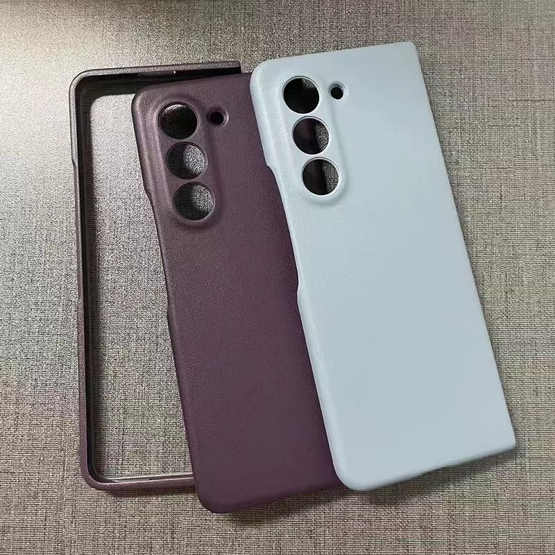 Trending Business Luxury Eco-Leather Phone Cases For Samsung Galaxy Z Fold 6 Fold5 Leather Cover for Galaxy Z fold 4 cover