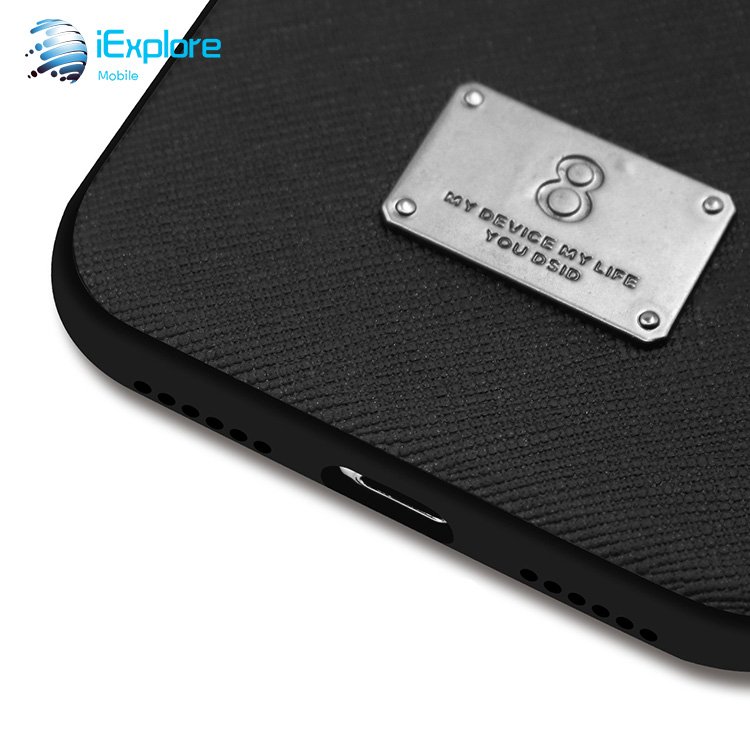 iExplore manufacturer factory hybrid PC TPU with square pattern PU mobile phone case for Samsung iPhone Hua wei vivo 1 plus