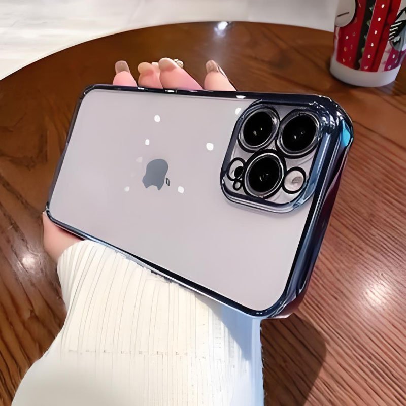 2024 No Border Sublimation Plating PC Crystal Cell Mobile Phone Case Back Cover For iPhone 15 Pro Max 16 14 13 12 8 Plus XS XR