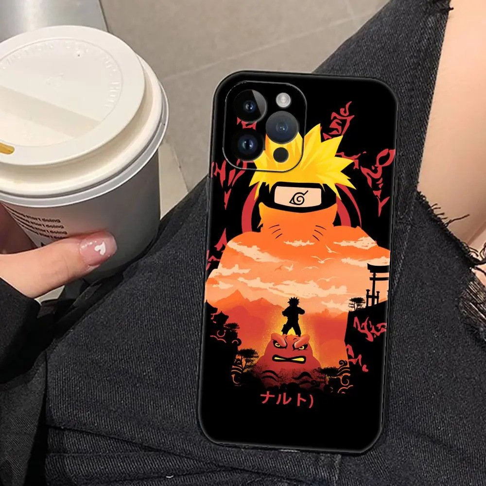 Popular Design Cellphone Cases Cover Soft Touch Shockproof Japanese Anime Narutoo Mobile Phone Cases
