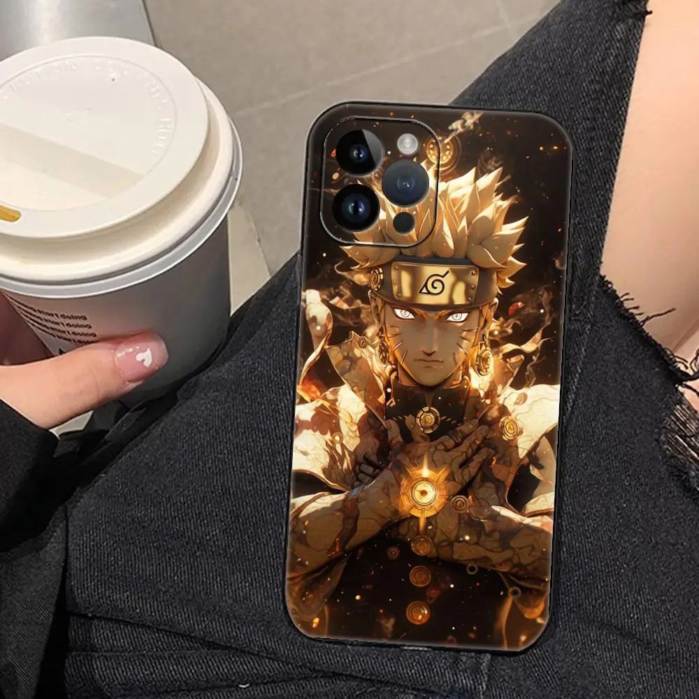 Popular Design Cellphone Cases Cover Soft Touch Shockproof Japanese Anime Narutoo Mobile Phone Cases