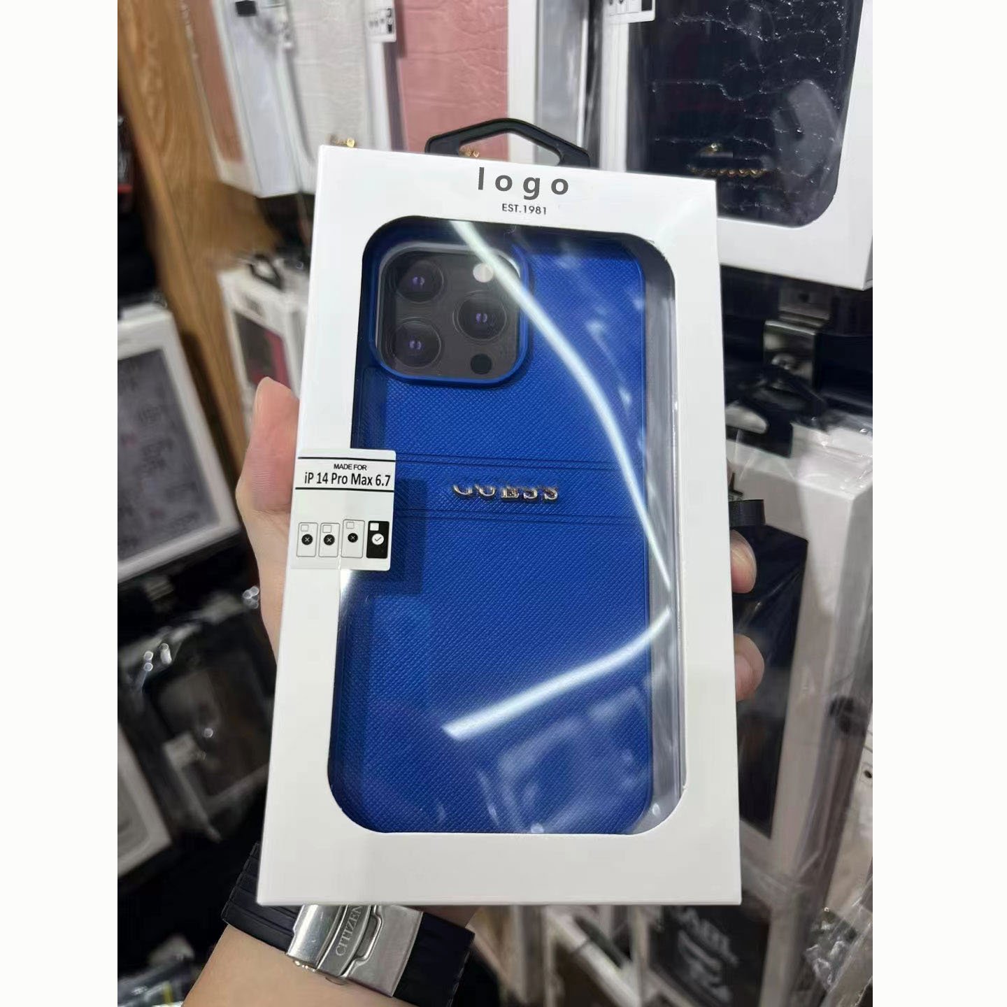 Original Fashion Designer Leather Protective Phone Cases for iPhone 15 14 13 12 11 with hardware logo