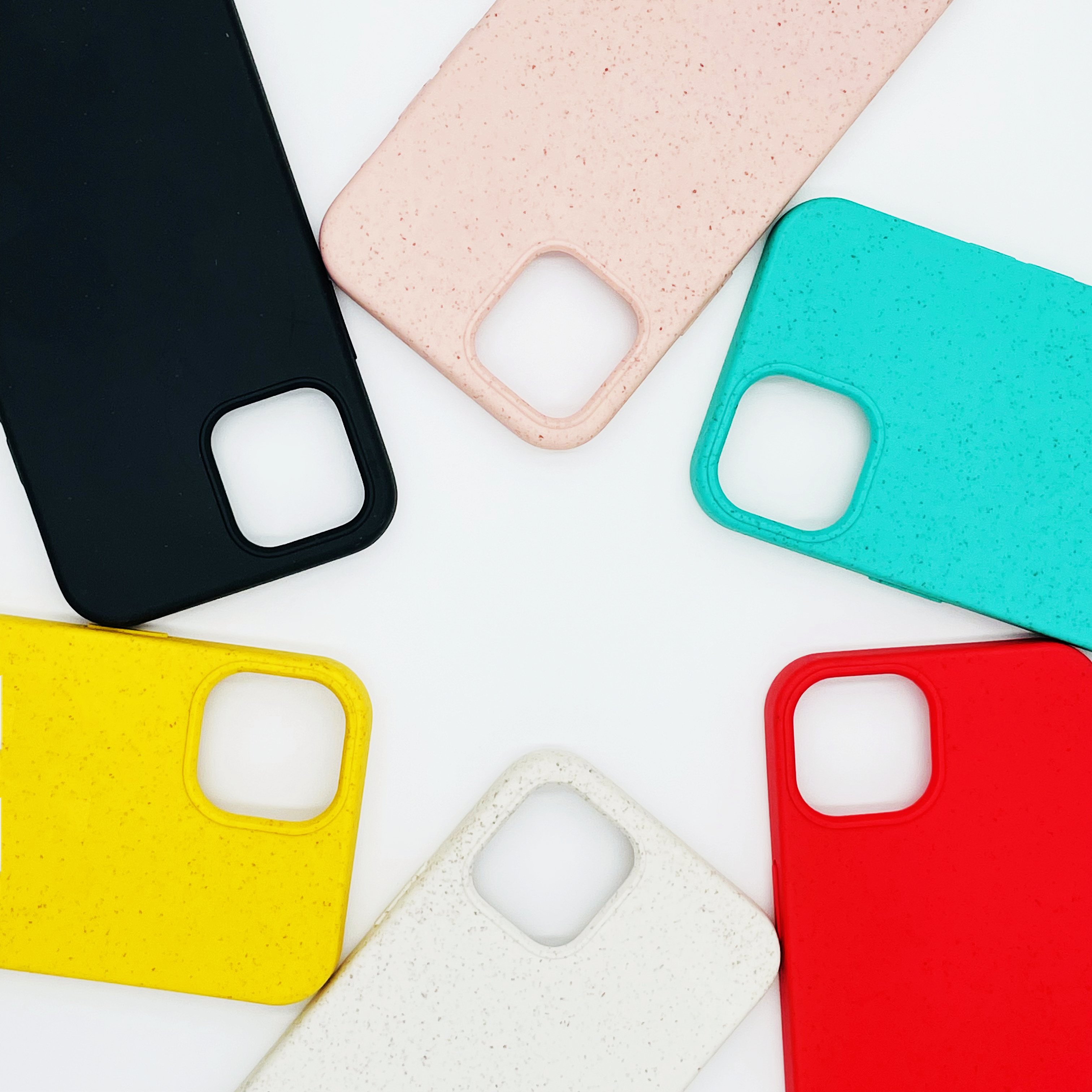 Eco-friendly Degradable Phone Case For IPhone 13 Pro Max Custom Engraved Fashion Mobile Phone Case For 14 IPhone