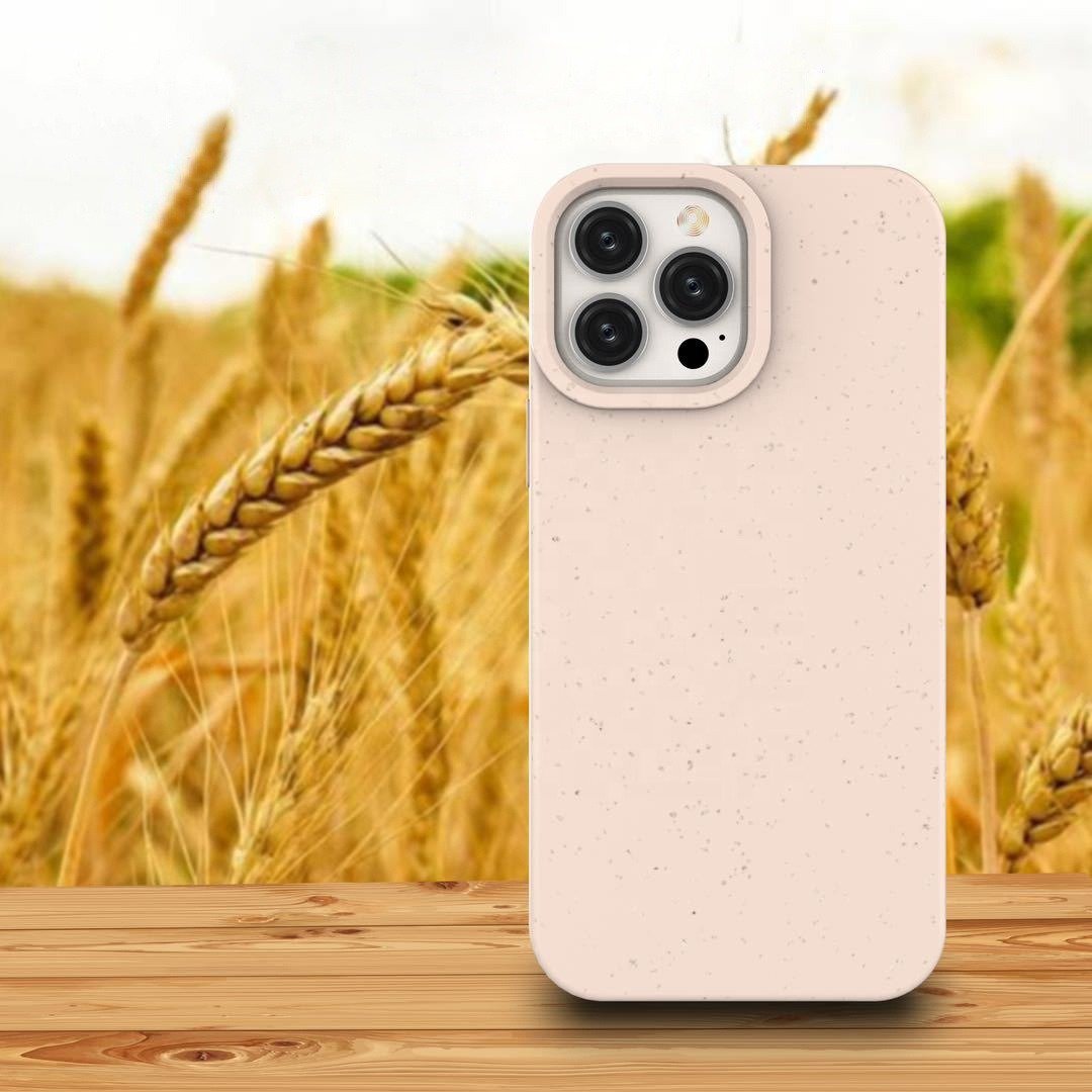Eco-friendly Degradable Phone Case For IPhone 13 Pro Max Custom Engraved Fashion Mobile Phone Case For 14 IPhone
