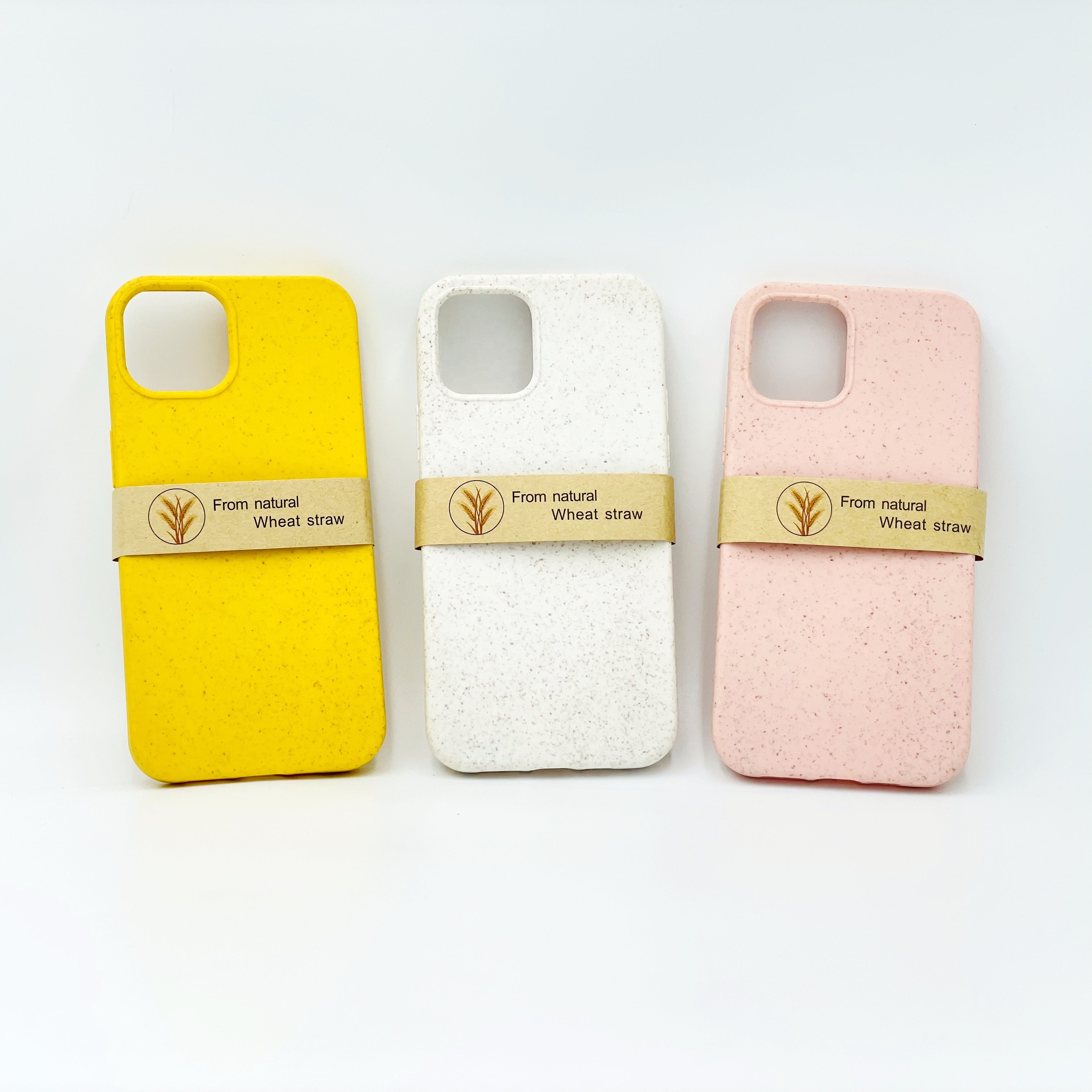 Eco-friendly Degradable Phone Case For IPhone 13 Pro Max Custom Engraved Fashion Mobile Phone Case For 14 IPhone