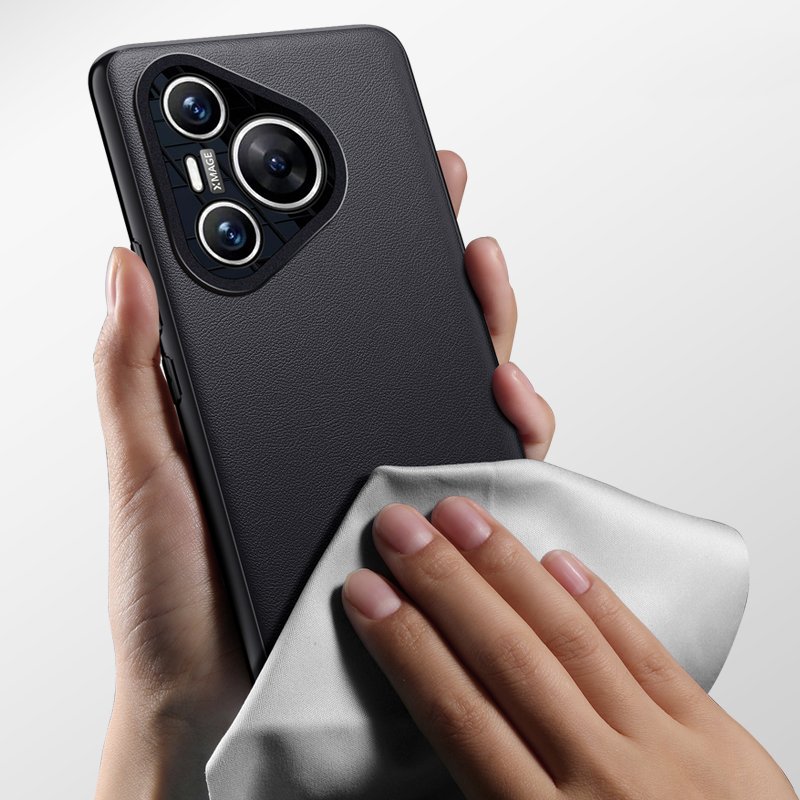 For Huawei Pura 70 Ultra original mobile phone case For Huawei Pura 70 plain leather case Metal lens case For Huawei Pura 70 Pro