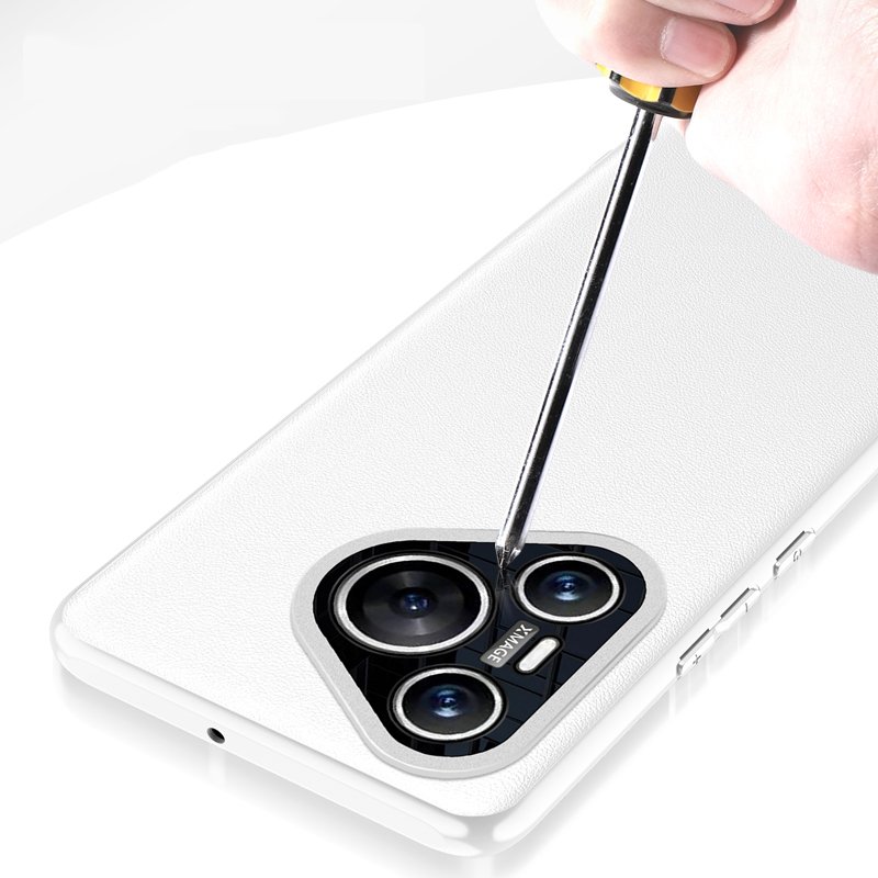 For Huawei Pura 70 Ultra original mobile phone case For Huawei Pura 70 plain leather case Metal lens case For Huawei Pura 70 Pro