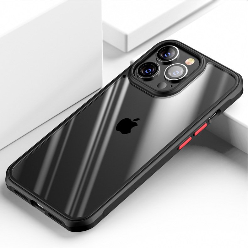 Mobile phone case glass anti-fall case for transparent back cover sleeve for iphone 15 series