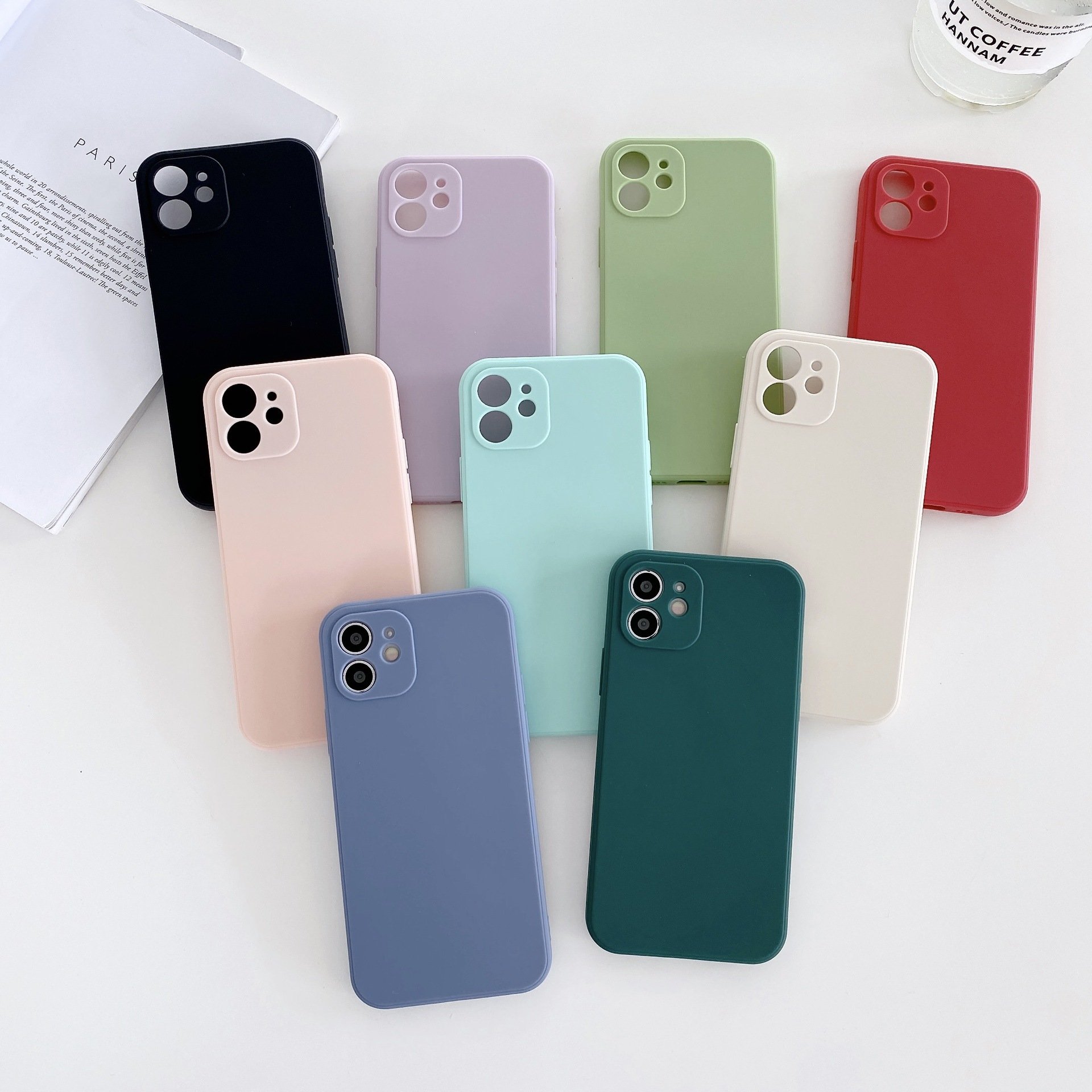 Custom Logo Fashion Anti-Scratch Soft Cover TPU Phone Case Colorful Mobile Phone Case For IPhone 16 15 14 13 12 11 pro max