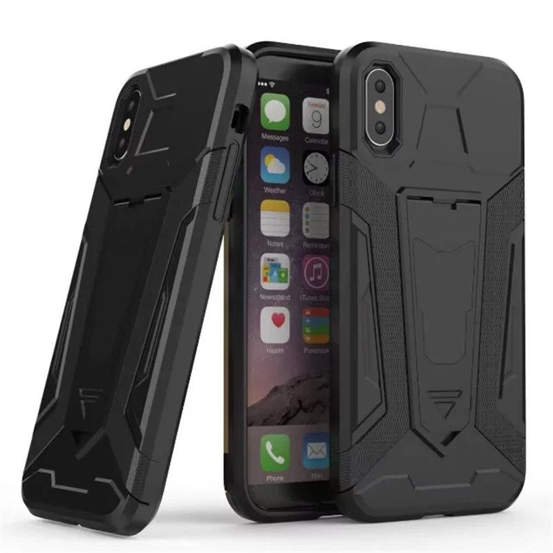 Iron man armor stand mobile phone case for OPPO R11 R9s R9 Plus hybrid 3 in 1 tpu plastic shockproof case