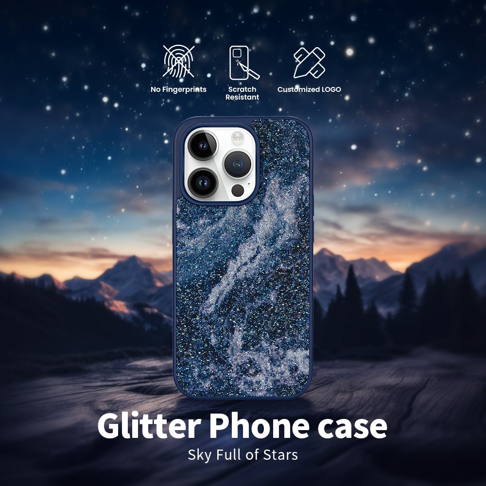 Luxury Bling Shockproof Glittery Leather Phone Case For iPhone 15 14 13 12 11 Pro Max Plus Back Cover