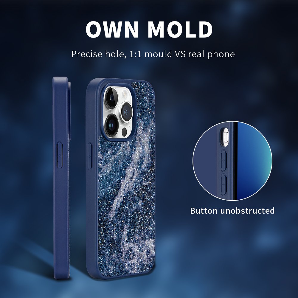 Luxury Bling Shockproof Glittery Leather Phone Case For iPhone 15 14 13 12 11 Pro Max Plus Back Cover