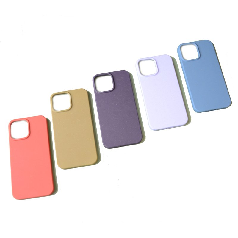 Factory wholesale 100% sustainable eco-friendly PBAT bamboo fiber mobile phone cover case for iPhone 16 Pro Max