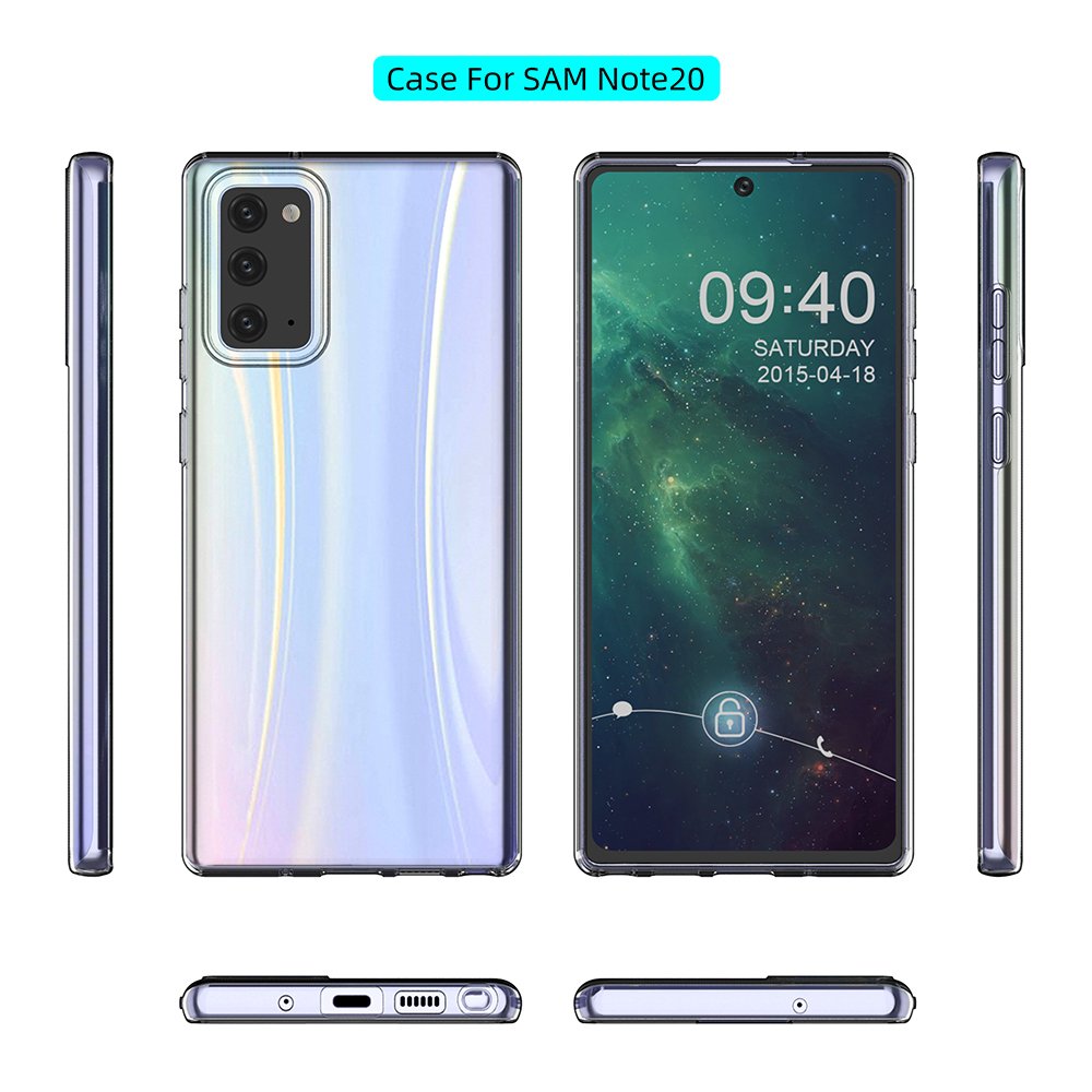 Phone Case For Samsung Note 20 plus Ultra-thin transparent TPU Back Cover Mobile Phone Case For Samsung Note 20 case