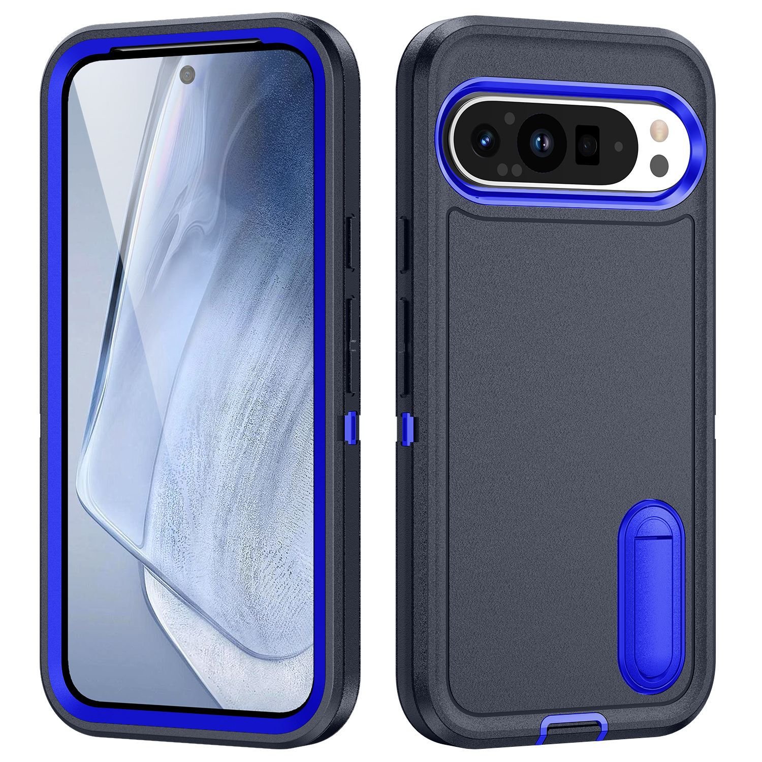 Mobile Phone Cover Defensive Shockproof with Bracket Mobile Phone Case for Google Pixel 9 Pro XL