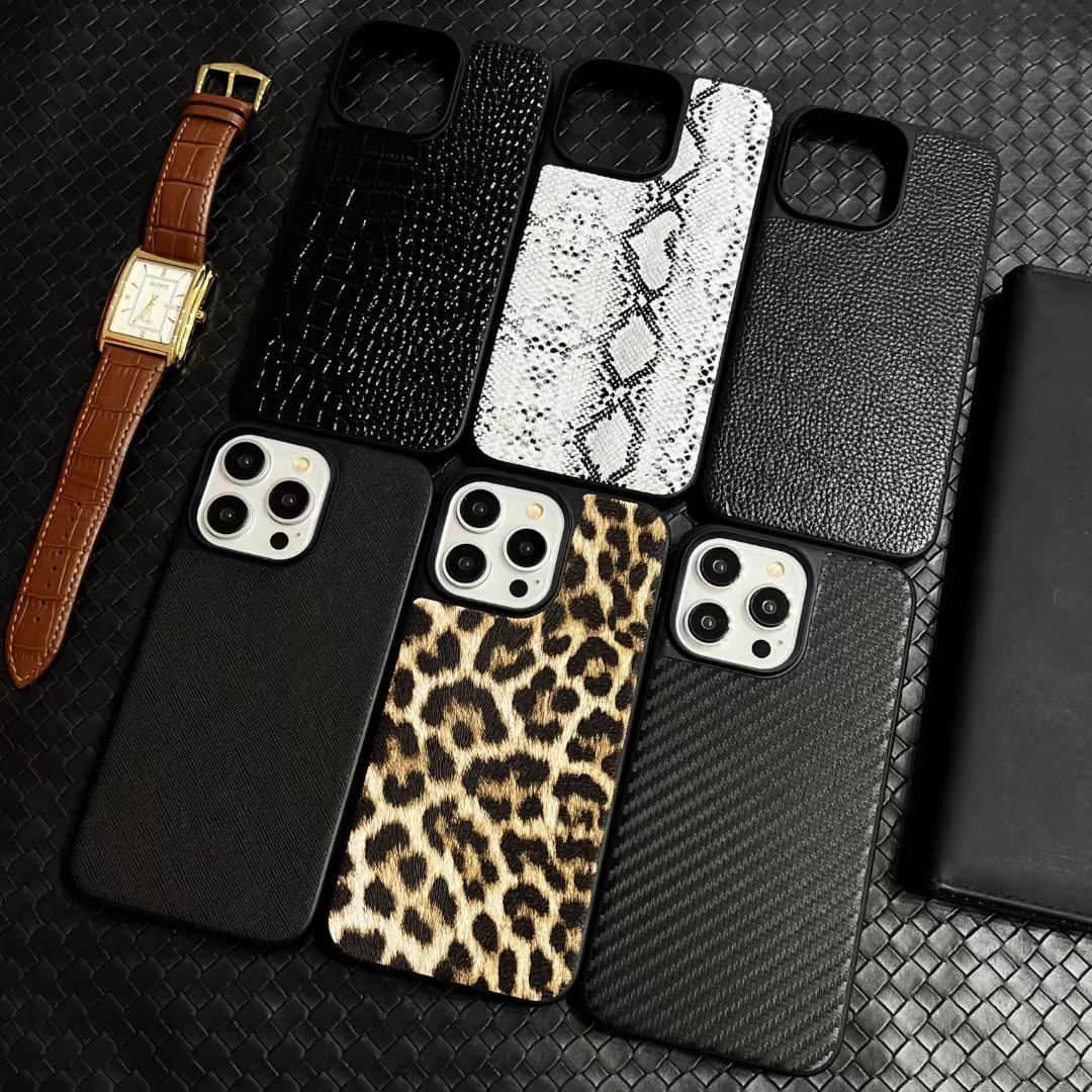 customized phone cases logo mobile phones cases covers luxury pu tpu for iphone 15 14 13 12 pro max