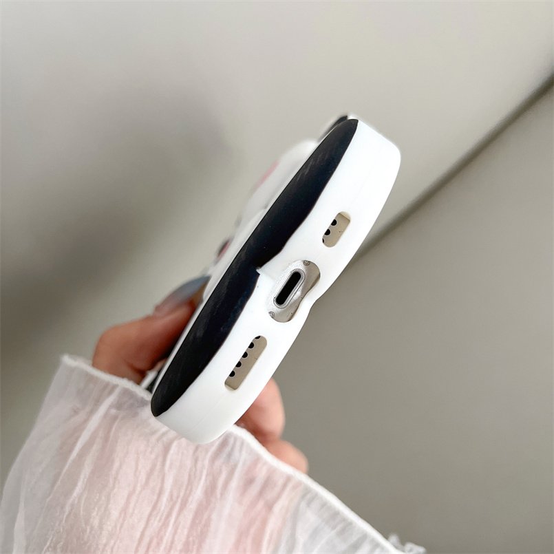 Shockproof Animal Kawaii Cartoon Cute Panda Silicon Mobile Phone Case For Iphone 15 pro max 15pro 14 Plus 14 13 12 11 Cover