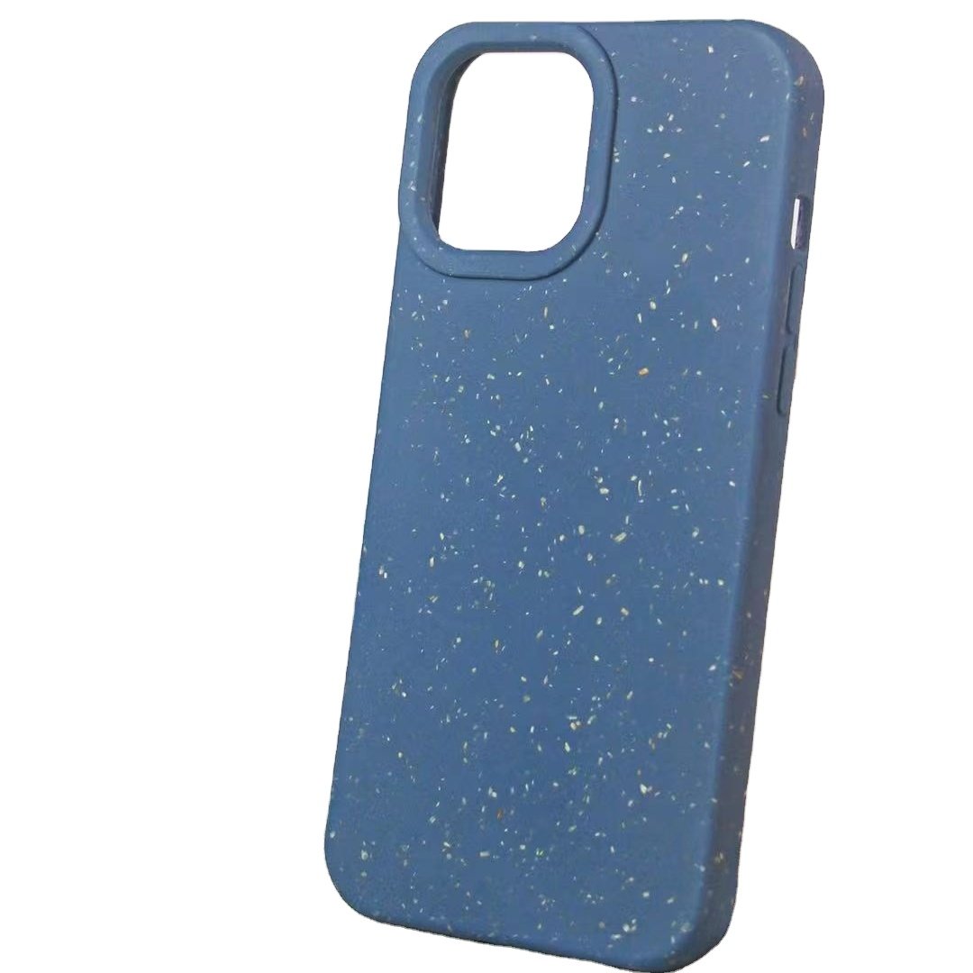 Hot sale Wheat Straw Recycled Eco Friendly Mobile Cases 100% Biodegradable Phone Case For iPhone 16 Samsung S23